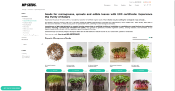 From field to tray – how organic microgreens seeds are produced