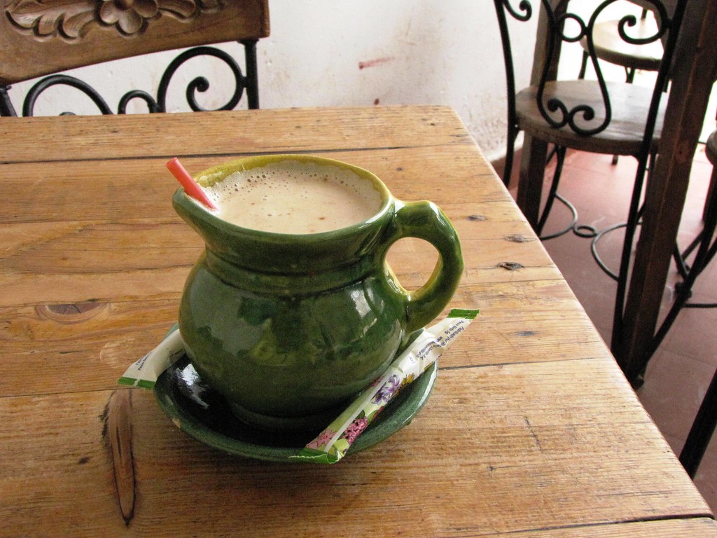 Colombian coffee: Cafe con Leche