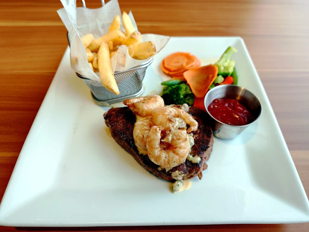 Grilled ribeye steak